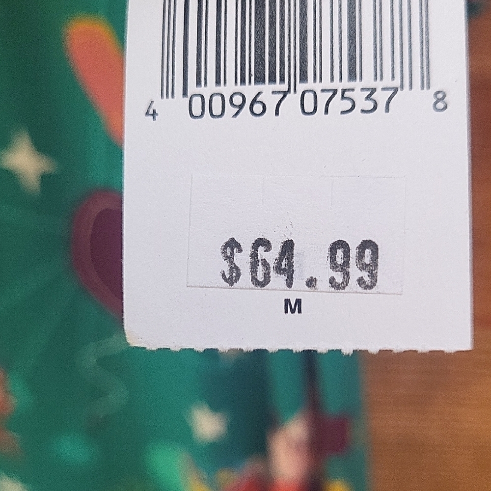 Disney Teal Mickey Mouse Casual Button Down Shirt - Picture 3 of 4